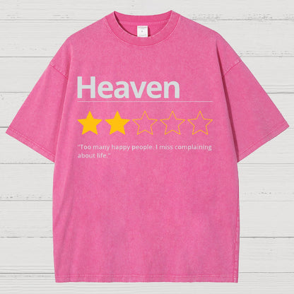 Honest Heaven Review Vintage Distressed T-shirt