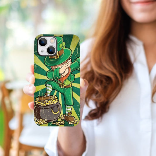 St. Patrick's Day Lucky Green Print Phone Cases