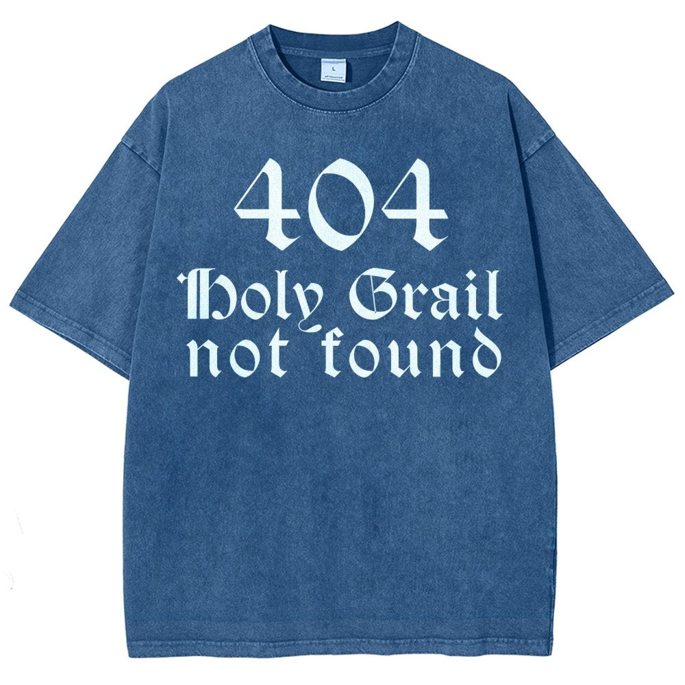 Holy Grail Not Found Vintage Distressed T-shirt