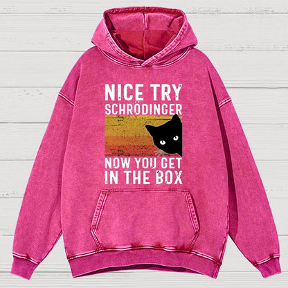 You Get Schrodinger's cat In The Box Vintage Distressed Hoodie