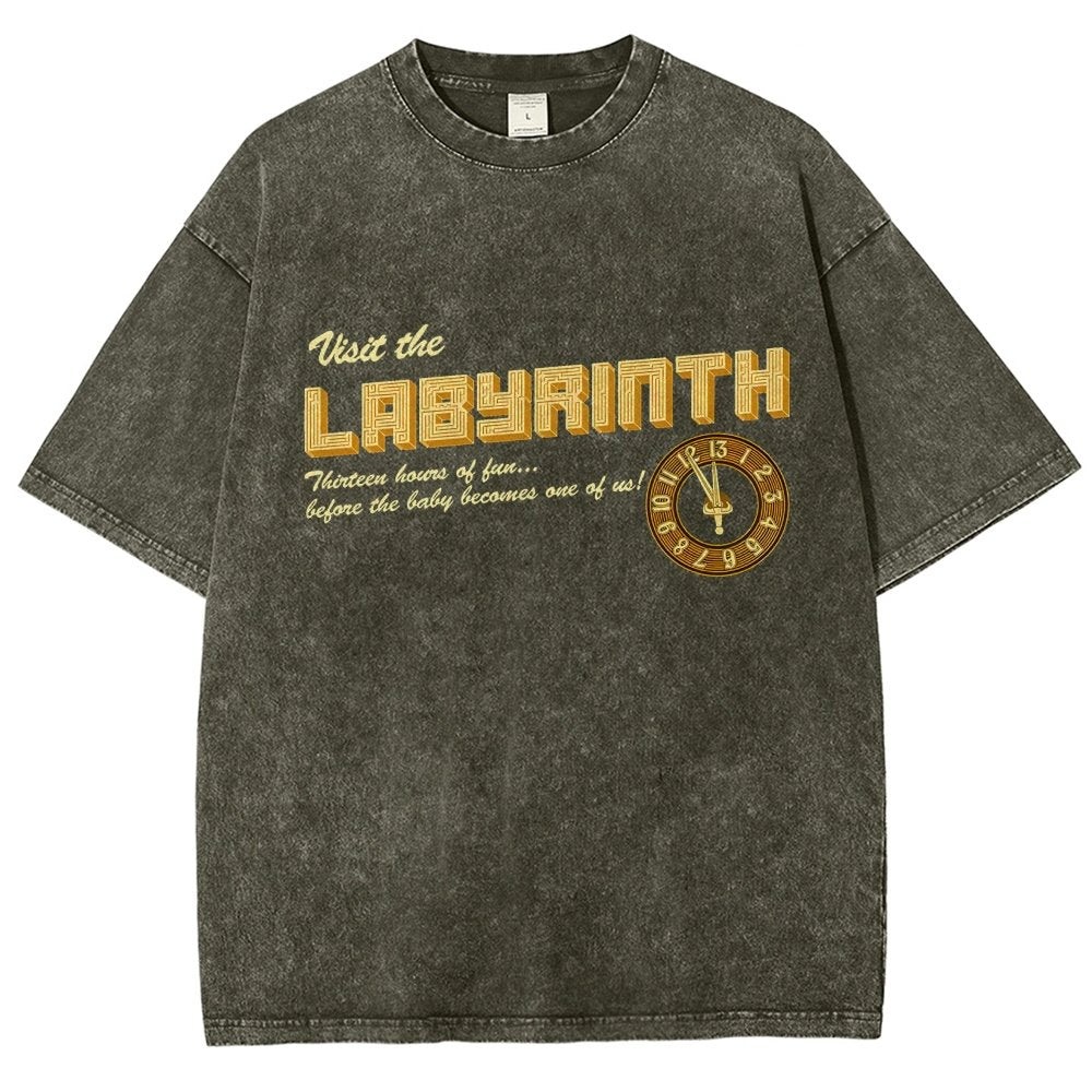 Visit the Maze Vintage Distressed T-shirt