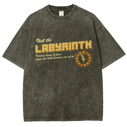 Visit the Maze Vintage Distressed T-shirt