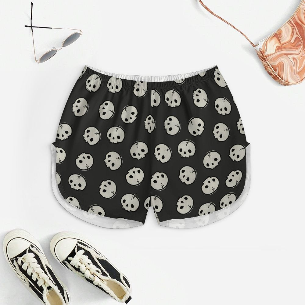 Skull Women's Geek Suspender Cami Set