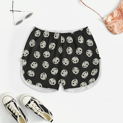 Skull Women's Geek Suspender Cami Set