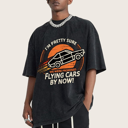Flying Cars By Now Vintage Distressed T-shirt