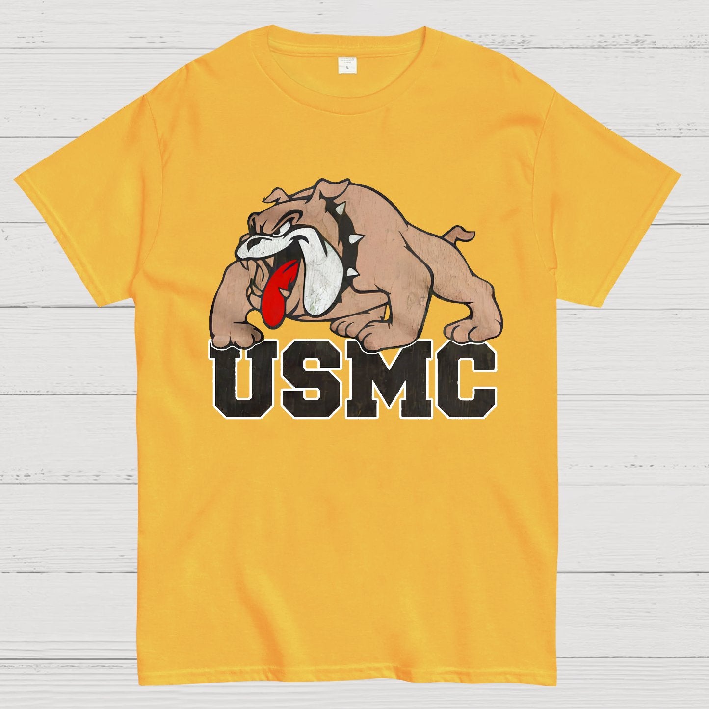 Bulldog USMC Geek T-Shirt