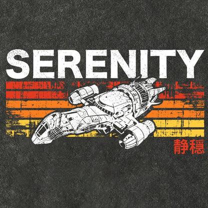 Retro Firefly Starship Vintage Distressed T-shirt