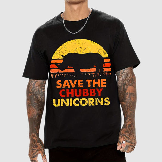 Save The Chubby Unicorns Geek T-Shirt