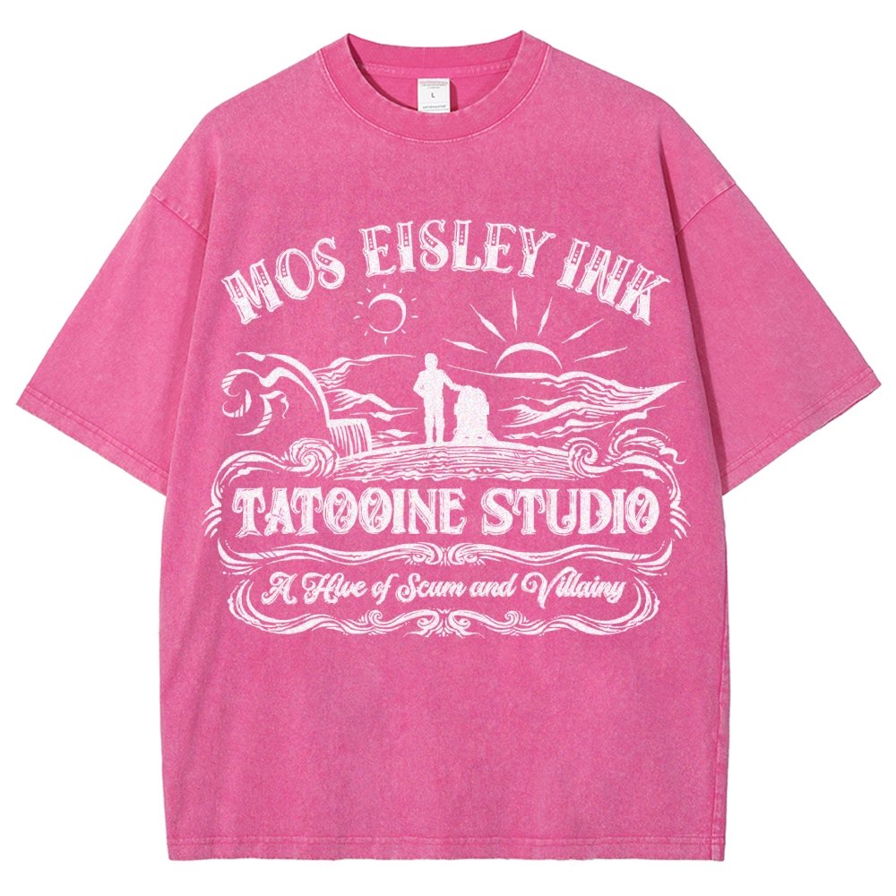 Tattoo-ine Studio Vintage Distressed T-shirt