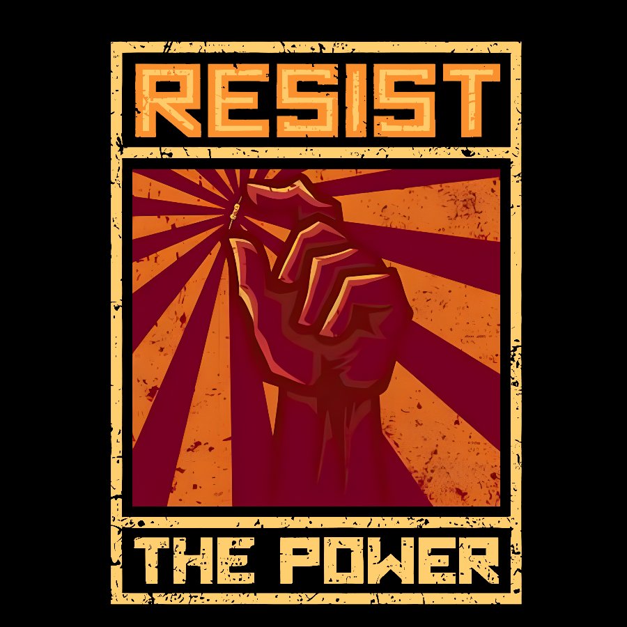 Resist the Power Geek T-Shirt