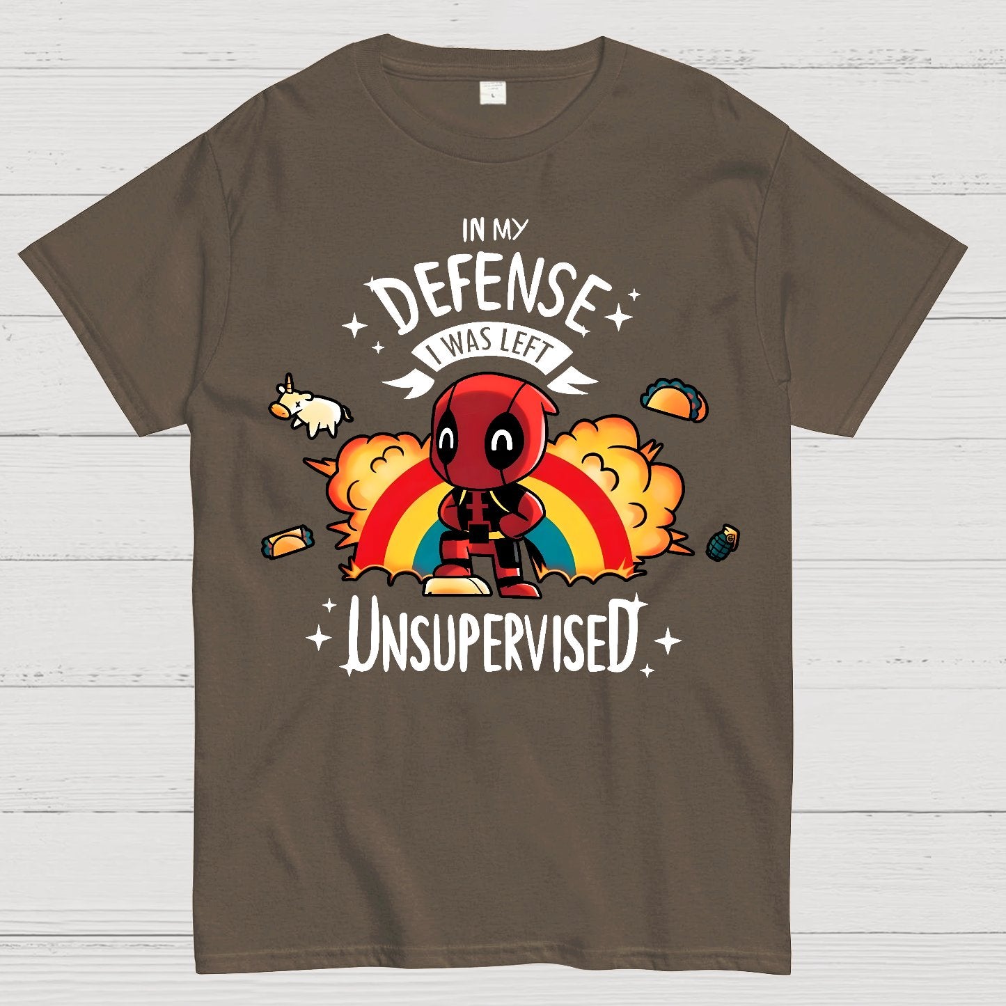 In My Defence  I Was Left Unsupervised. Geek T-Shirt