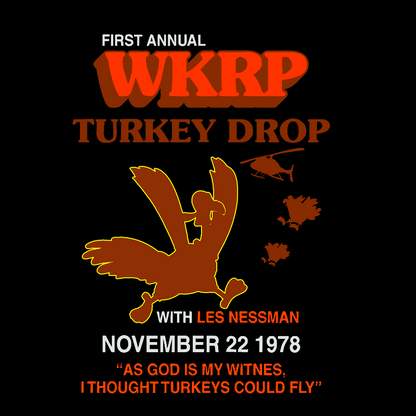 Vintage Retro Turkey Drop Geek T-Shirt