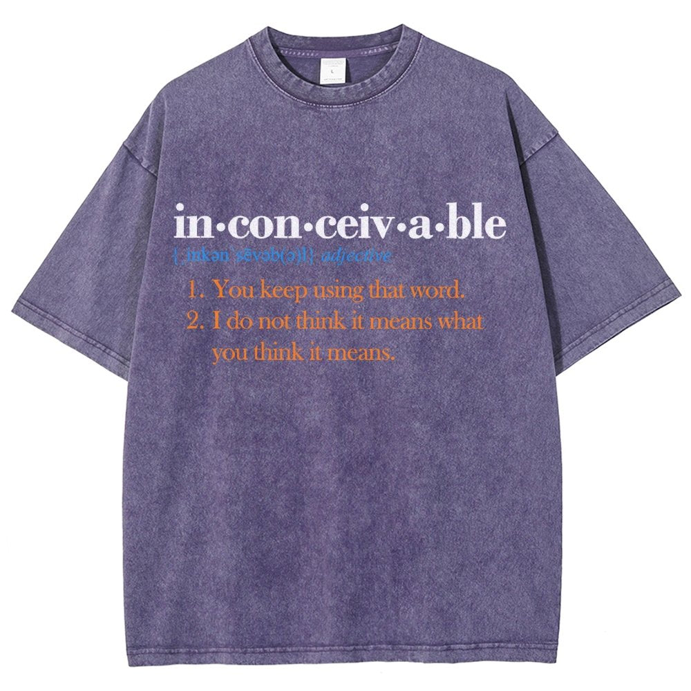 In-con-ceiv-a-ble Vintage Distressed T-shirt