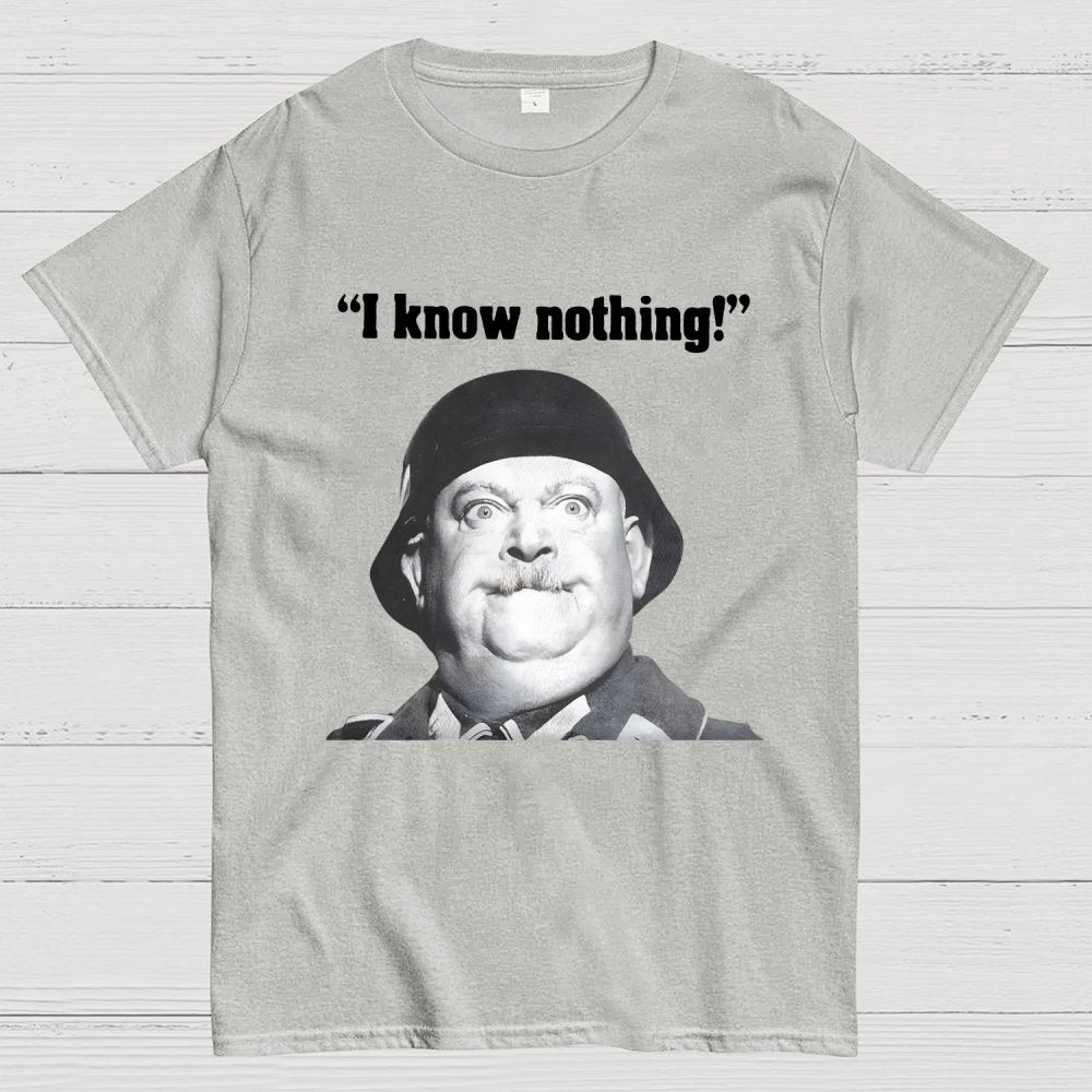 I Know Nothing Art Print Geek T-Shirt