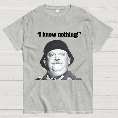 I Know Nothing Art Print Geek T-Shirt