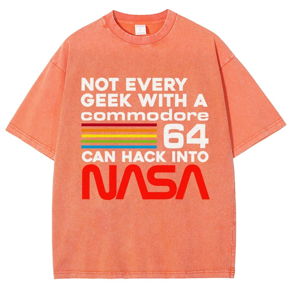 Geek Hack Vintage Distressed T-shirt