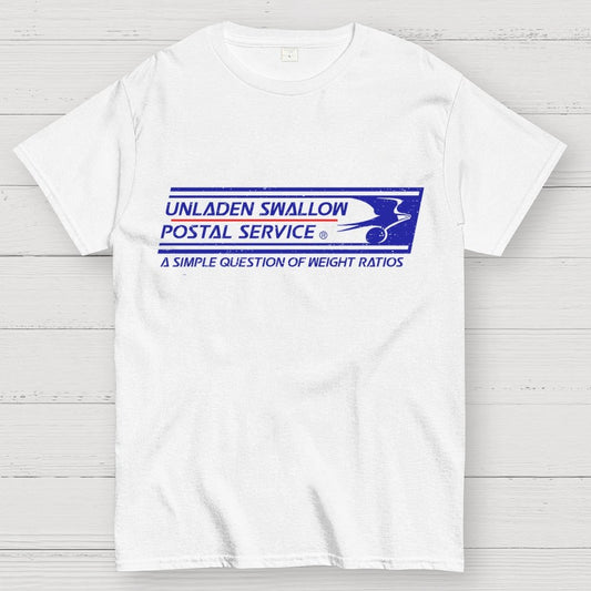 Unladen Swallow Postal Service Geek T-Shirt