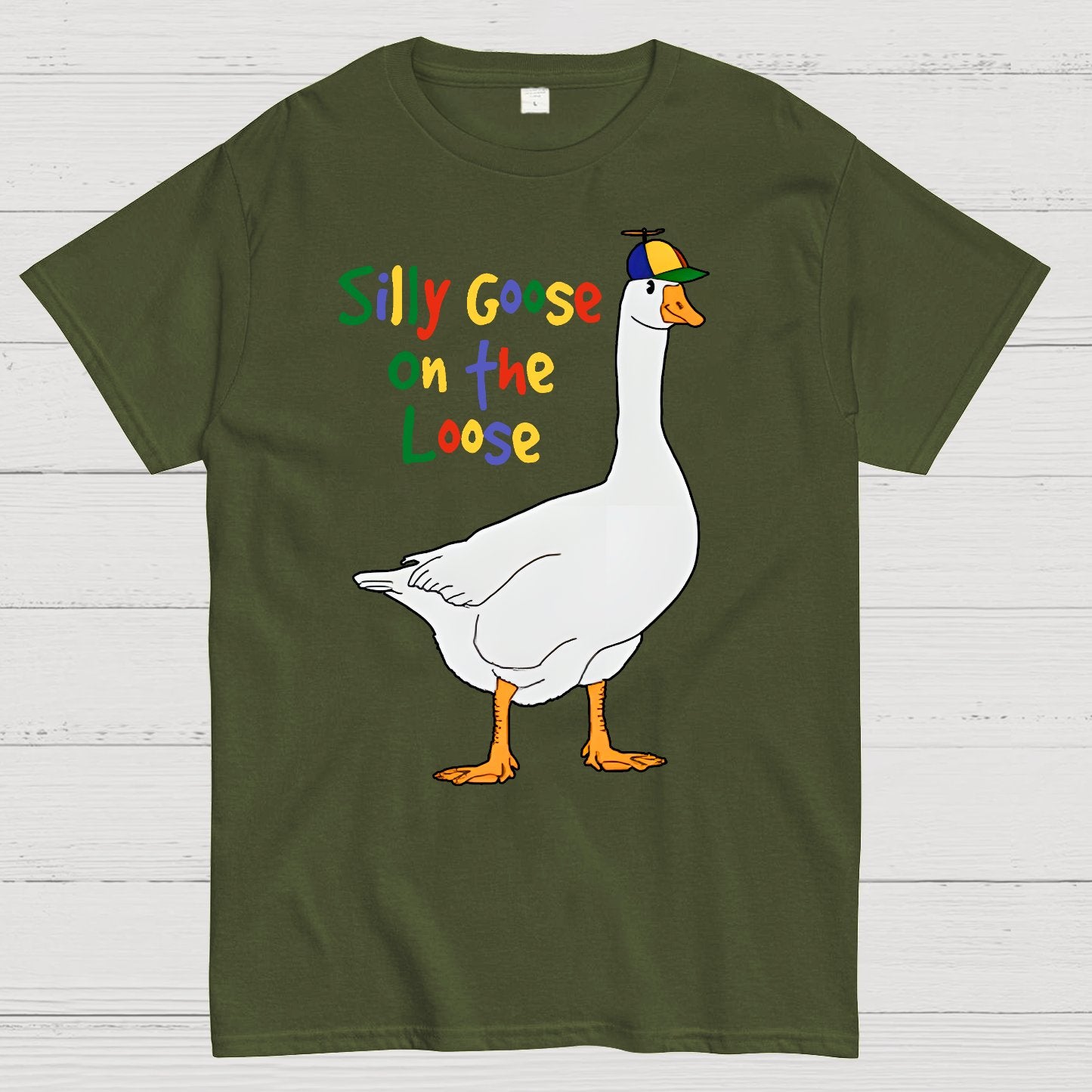 Silly Goose on the Loose Geek T-Shirt