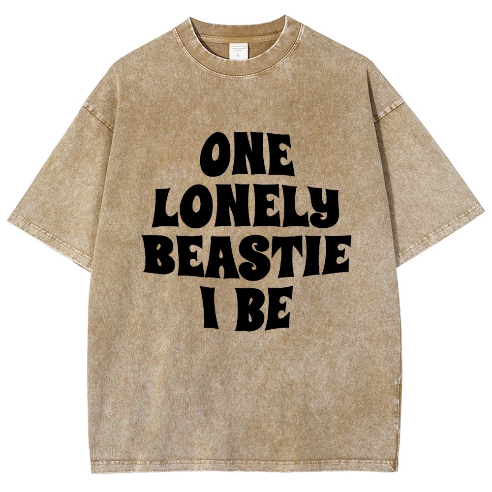 One Lonely Beastie I Be Vintage Distressed T-shirt
