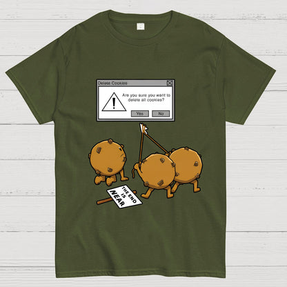 Funny Computer Nerd Geek Cookies Pun Wordplay Nerd T-Shirt