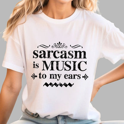 Music Of Sarcasm Geek T-Shirt