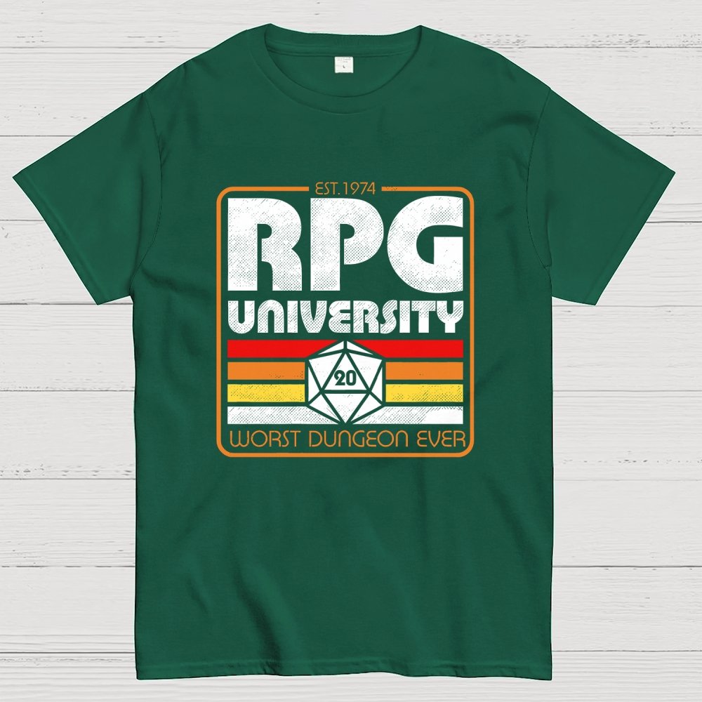RPG University Vintage Geek T-Shirt