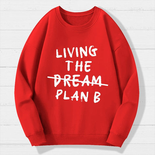 Living Plan B Geek Cotton Sweatshirt