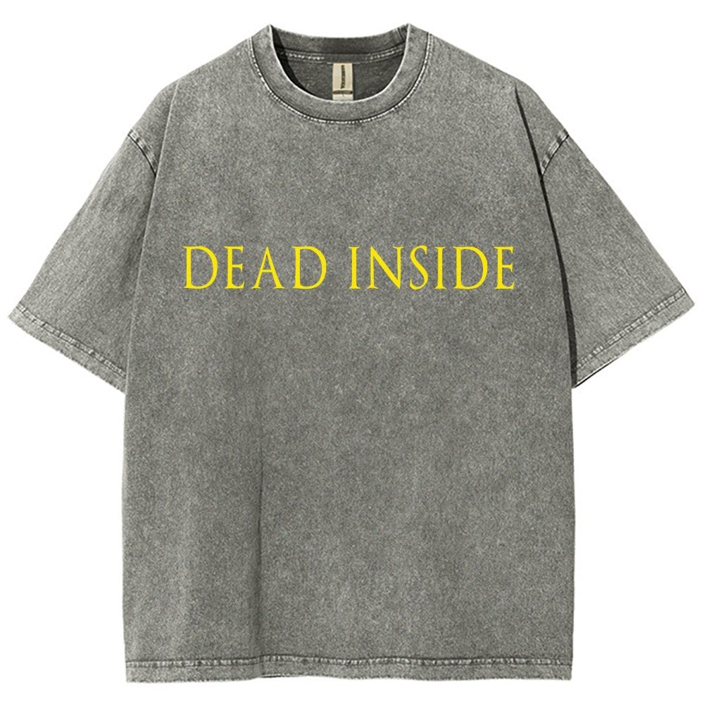Dead Inside Vintage Distressed T-shirt