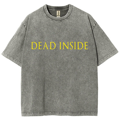 Dead Inside Vintage Distressed T-shirt