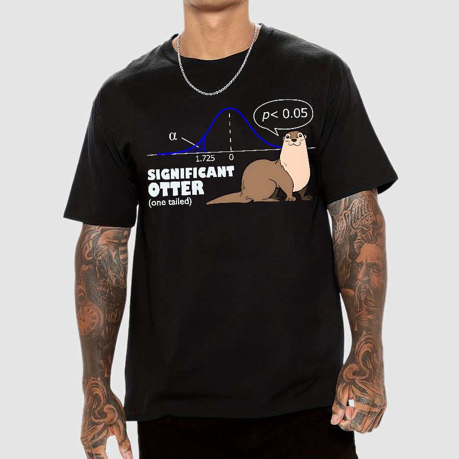 Significant Otter (One Tailed) Geek T-Shirt