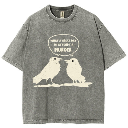 Attempted Murder Vintage Distressed T-shirt