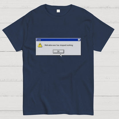 Motivation Error Geek T-Shirt