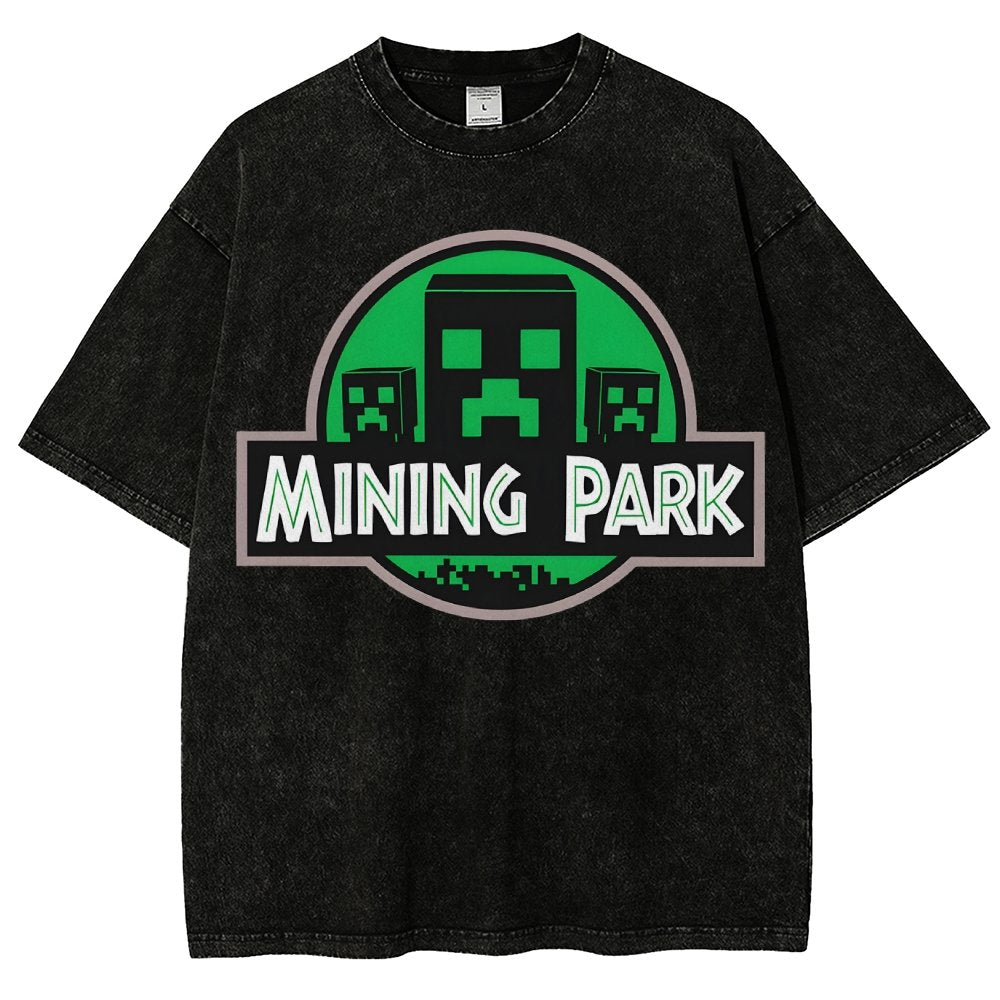 Mining Park Vintage Distressed T-shirt