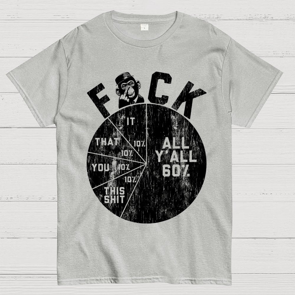 Sentiment Quantification Failure Pie Chart Geek T-Shirt