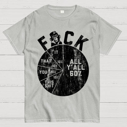 Sentiment Quantification Failure Pie Chart Geek T-Shirt