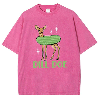 Dill Pickle Funny Vintage Distressed T-shirt