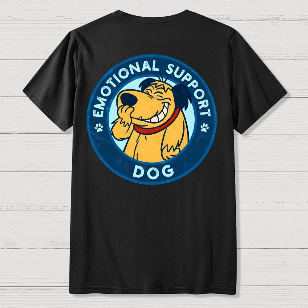 Dog Support Or Not? Front And Back Printing Geek T-Shirt