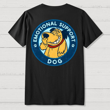 Dog Support Or Not? Front And Back Printing Geek T-Shirt