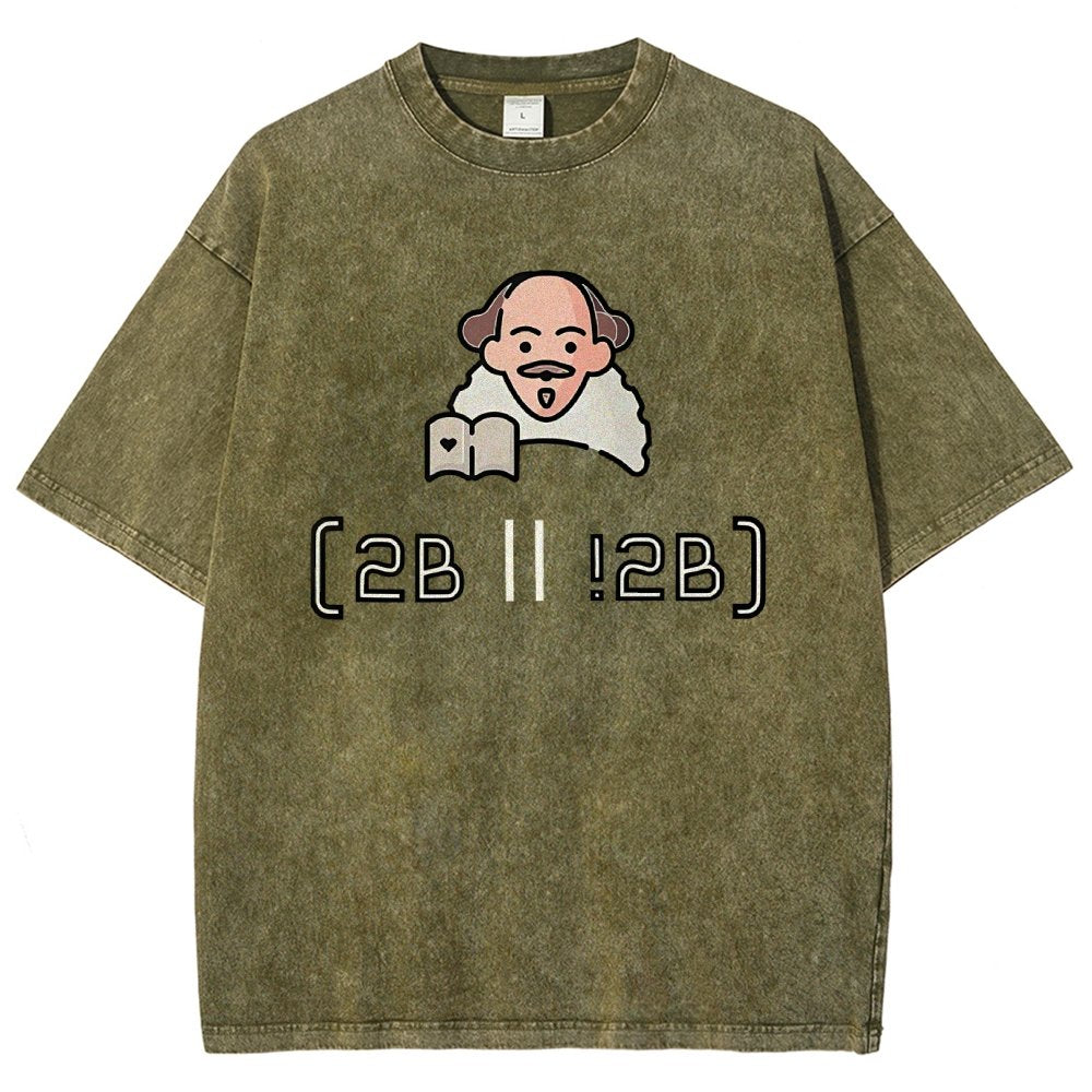 To Be Or Not To Be That Is The Question Essential Vintage Distressed T-shirt