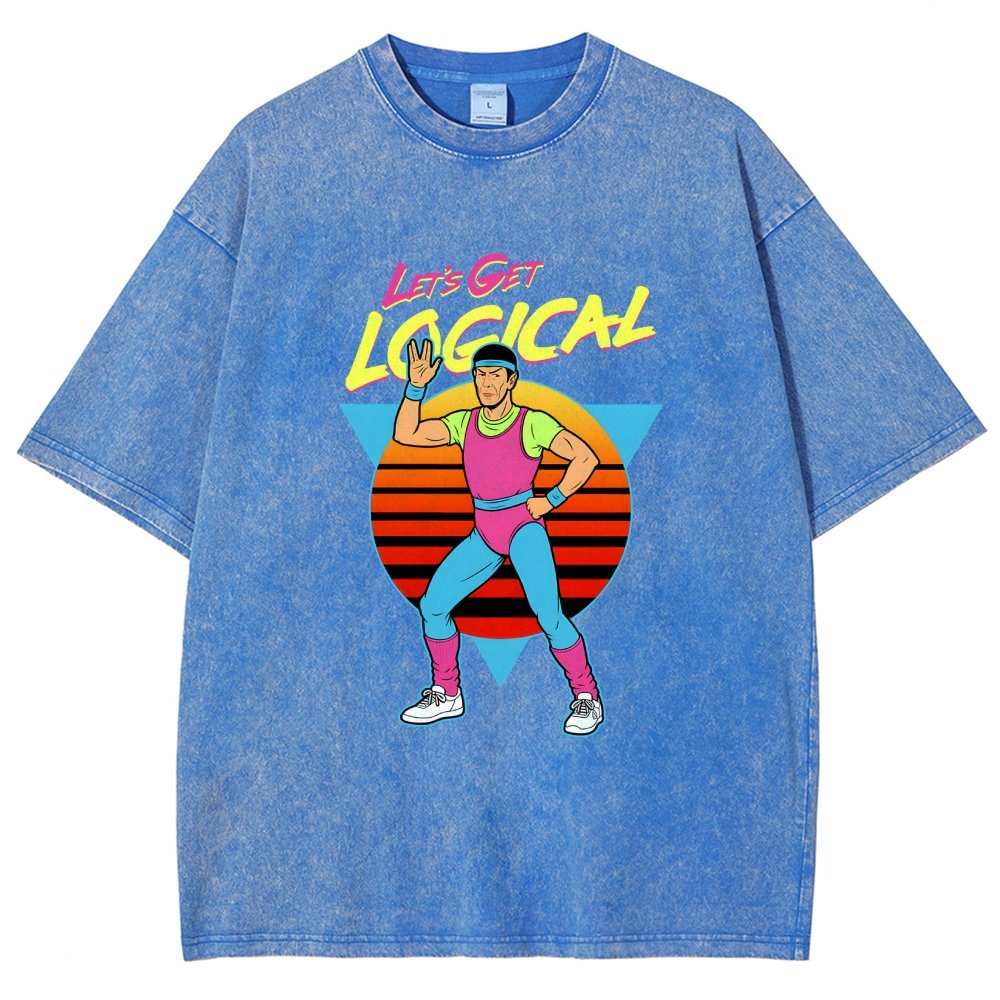 Let's Get Logical Vintage Distressed T-shirt