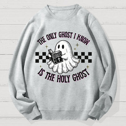 Holy Spirit Halloween Geek Cotton Sweatshirt