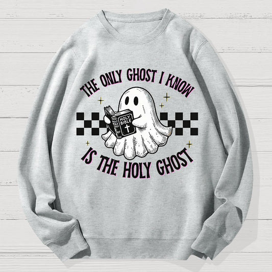 Holy Spirit Halloween Geek Cotton Sweatshirt