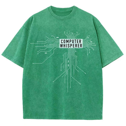 Computer Whisperer Vintage Distressed T-shirt