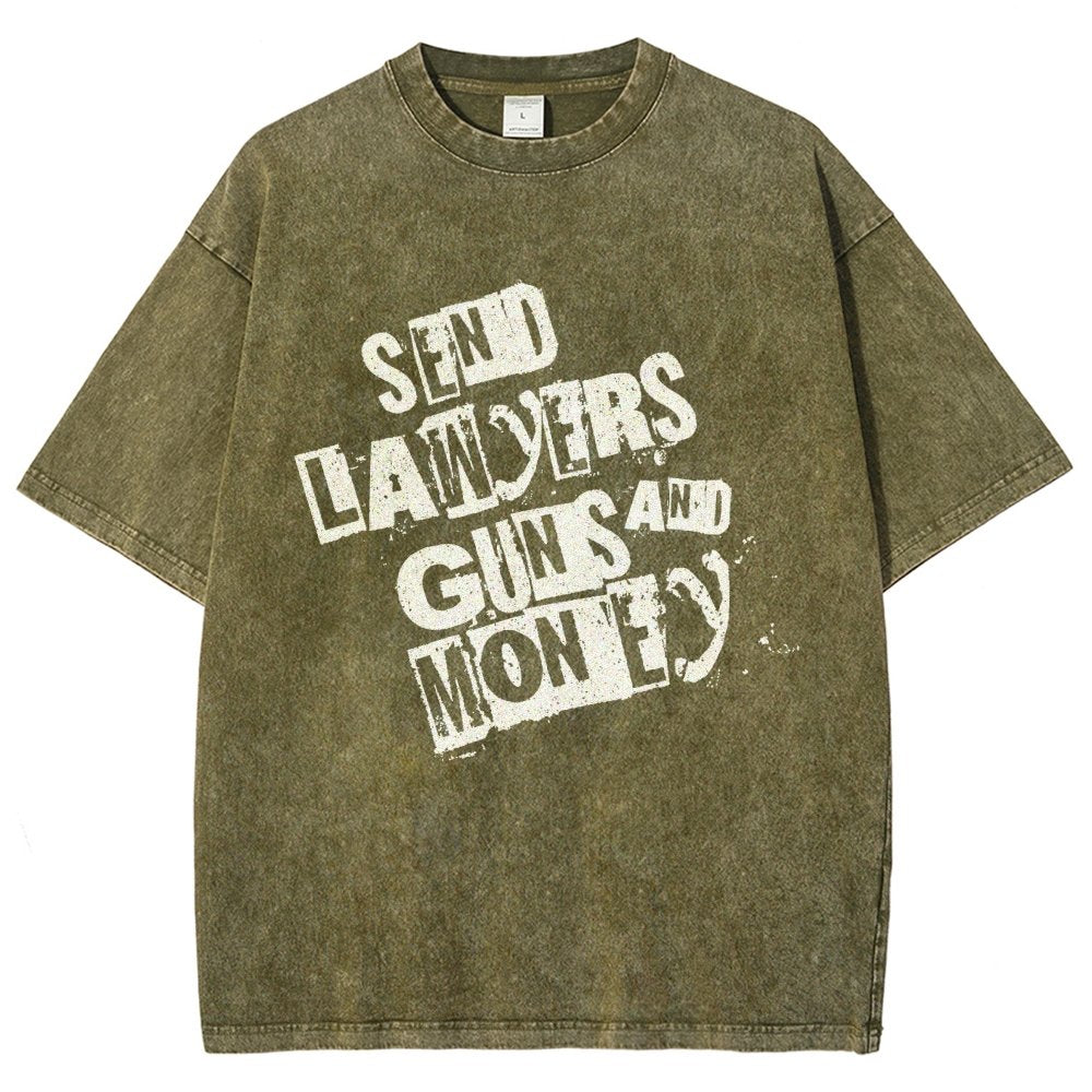 Send Lawyers Guns And Money Vintage Distressed T-shirt
