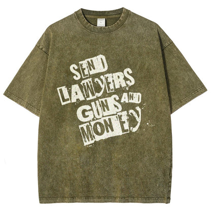 Send Lawyers Guns And Money Vintage Distressed T-shirt