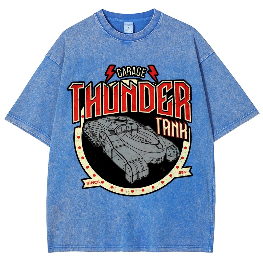 Thunder Tank Garage Buy Now Vintage Distressed T-shirt
