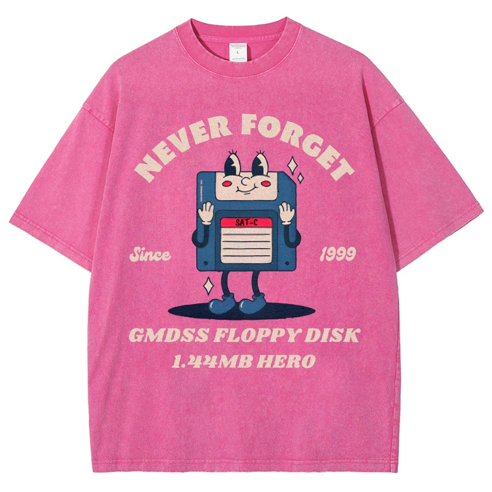 GMDSS floppy disk hero Vintage Distressed T-shirt