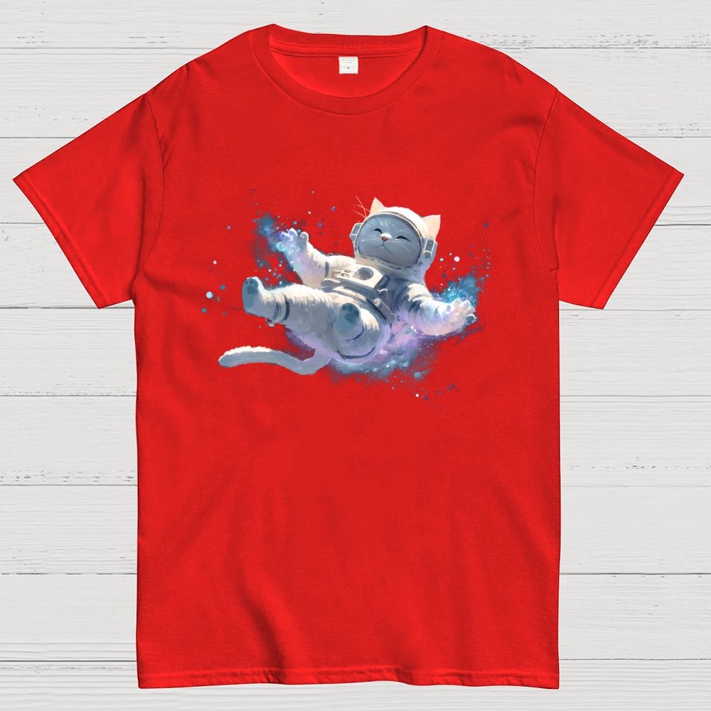 Astronaut Cat Geek T-Shirt