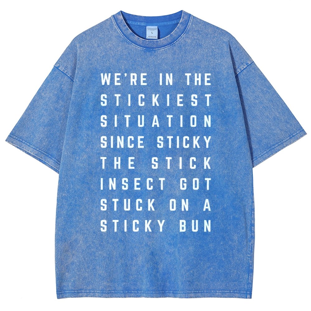 Sticky Situation Vintage Distressed T-shirt