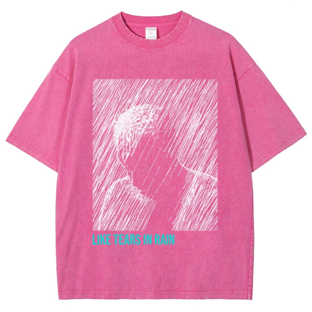 Like Tears In Rain Vintage Distressed T-shirt